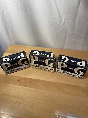 Lot Of 3 P And G The White Naphtha Soap Proctor & Gamble Laundry  Collectable  • $10