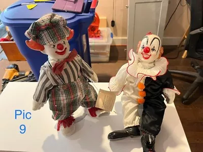 Vintage Porcelain Clowns Victoria Dynasty Heritage Mint And Emmett Kelly • $10