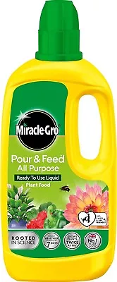 Uk Miracle Gro Grow All Purpose Liquid Plant Food Feed Concentrated Fertiliser • £6.29