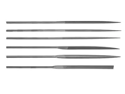 Superior Set Of 6 Needle Files Cut 24 Jewellery Tool Metal Craft Work Precision • £27.45