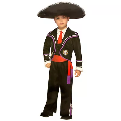 Day Of The Dead Child Boys Halloween Costume Mariachi Tuxedo Shirt Jacket Pants • $21.53