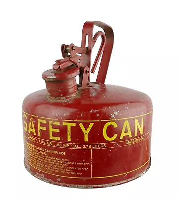 Vintage Eagle Red Yellow Safety Gas Can Type 1 UI-10-S 1 Gallon • $49.99