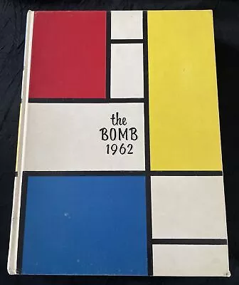 1962 Iowa State College The Bomb University Yearbook Vol. 69 Cyclones | FREE S&H • $30