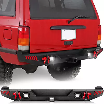 Rear Bumper For 1984-2001 Jeep Cherokee XJ (2/4 Doors) Off-Road Back Bumper  • $293.47