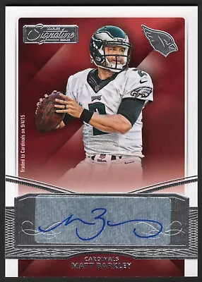 Matt Barkley 2015 Donruss Signature Series Autograph #182 Cardinals Eagles Auto • $9.75