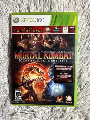 $299.99 • Buy Mortal Kombat Komplete Edition Xbox 360 First Edition Black Label