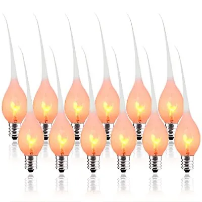 $27.84 • Buy Silicone Dipped Candle Light Bulbs Silicone Replacement Bulbs For Country Style