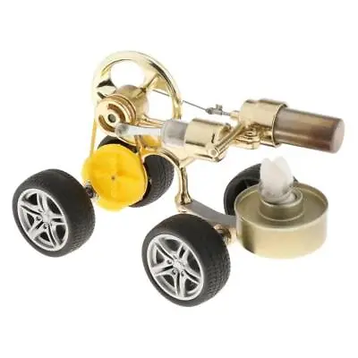 Mini Steam Stirling Engine Retro Car Model Kit Physics Science Toy Props Gifts • $69.99