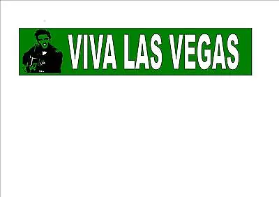 Viva Las Vegas Elvis Presley USA Street Metal Sign  • £6