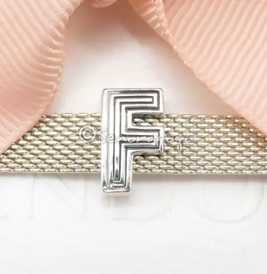 $29 • Buy Authentic PANDORA Reflexions Alphabet Letter Initial F Clip Charm 798202 Retired