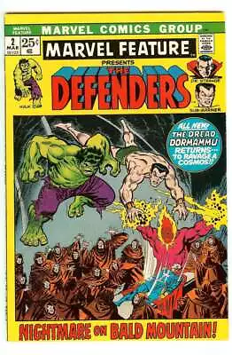 Marvel Feature #2 7.5 // 2nd Team Appearance Of The Defenders Marvel Comics 1972 • $96