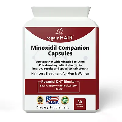 Hair Loss Tablets Minoxidil Companion Use With 5% Solution Faster Better Results • £19.99