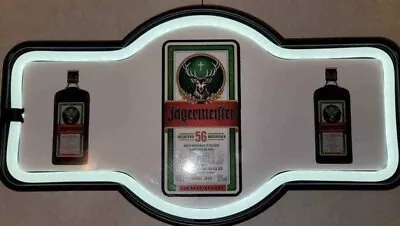 Jagermeister Sign 17  X 10   Illuminated Led Man Cave Sign. • $40