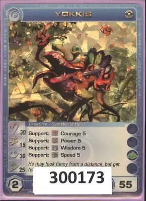 (300173) YOKKIS  30/15/30/25/55  SUPER RARE Premium Pack Foil Chaotic Card • $5.48