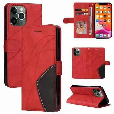 Leather Wallet Flip Card Cover Case For IPhone 14 13 12 11 PRO MAX 7 8 6 6S Plus • $14.51