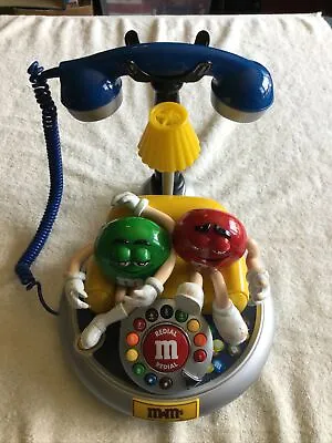 M&M Brand Logo Landline Telephone Candy Vintage Collectible Character  • $23.50