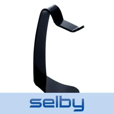 $23 • Buy Selby Black Desktop Tabletop Headphone Headset Stand Hanger Holder DJ Gamer
