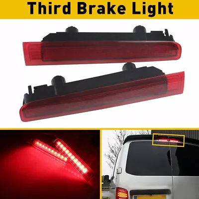 RED 3rd Center High Level Brake Light 2003-up Barn Door Fit VW Transporter T5 T6 • $20.66