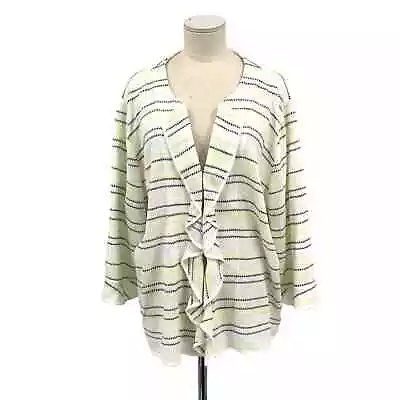 Ming Wang Sweater Jacket Top Open Cardigan Hook Closure Size 3X • $30