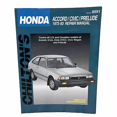 Honda Accord Civic Prelude 1973-1983 Service Repair Manual Wiring Diagrams 1982 • $23.95