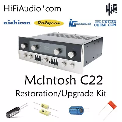 McIntosh C22 FULL Restoration Recap Repair Service Rebuild Kit Capacitor • $155