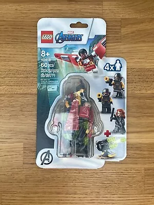 £9.99 • Buy New & Sealed - Lego Marvel Avengers - Falcon & Black Widow Team Up (40418)