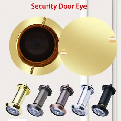£3.68 • Buy 200° Adjustable Door Peephole Viewer Wide Angle Eye Spy Sight Hole Glass Lens~