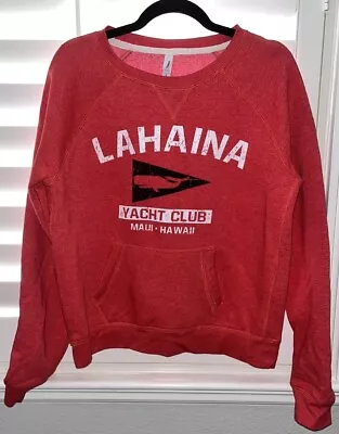 Teemax LAHAINA Yacht Club Maui Hawaii Sweatshirt Size Medium • $34.99