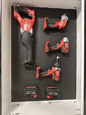 Milwaukee M18 Cordless Combo Tool Kit - Red (2696-24) • $310