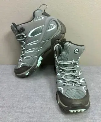 MERRELL Women's Moab 2 Mid GORE -TEX® Hiking Boots Shoes Size 9 • $34.99