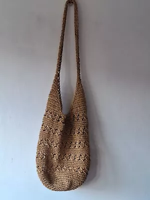 OYSHO Open Weave Shoulder Strap Bag  Beach Bohomein  • £23