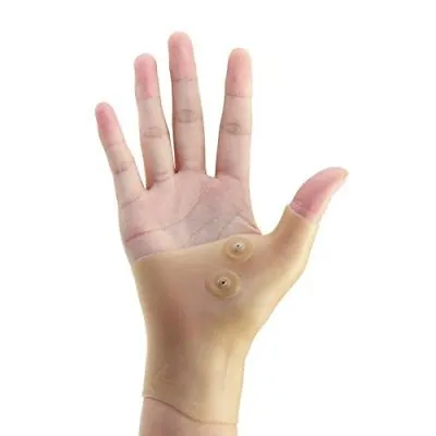 Healthcare Magnetic Therapy Gel Wrist Silicone Glove Support Hand Pain Ease • $7.24