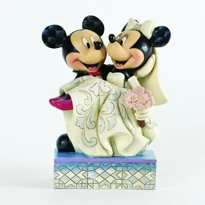 Jim Shore Disney Traditions MICKEY AND MINNIE WEDDING F1 • $120