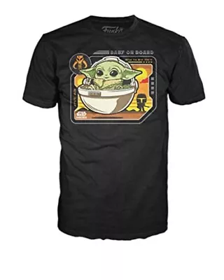 Halloween Pregnancy T-Shirt Maternity Star Wars Baby On Board Baby Yoda • £19.27