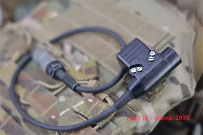 US! TCA-U94 PELTOR Connector Ver. U94 Tactical PTT For PRC148 152 MBITR Radio • $53