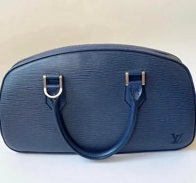 LOUIS VUITTON Jasmine Bag Epi Leather Blue • $750