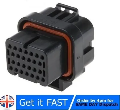 26 Pin AMP Tyco Auto Computer ECU Electrical Connector 3-1437290-7 • £15.19