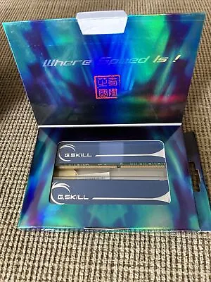 G.Skill X2 F3-10666CL8D-4GBHK 2Gb PC3-10666 1333Mhz DDR3 Desktop Memory RAM NIB • $17.85