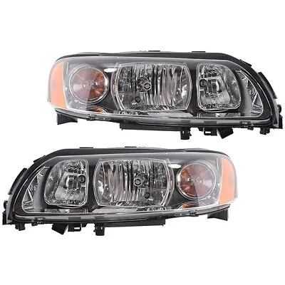 $392.93 • Buy Headlight Asembly Set For 2005 2006 2007 Volvo V70 XC70 Left And Right With Bulb