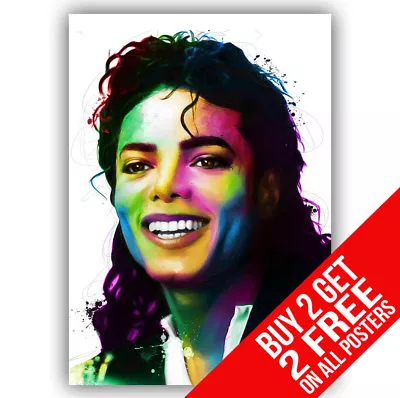 Michael Jackson Poster Art Print A4 A3 Size -buy 2 Get Any 2 Free • £8.97