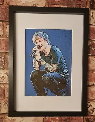 Ed Sheeran Poster Etihad Concert Pop Art Tribute Picture Print  • £3.99