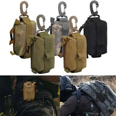 Tactical Molle Key Bag Coin Purse Small Pouch Outdoor Belt Waist Pack Bags • $6.92