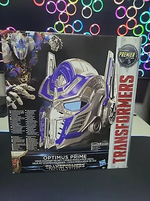 £30 • Buy Transformers Hasbro Premier Edition Optimus Prime Voice Helmet BNISB Knight