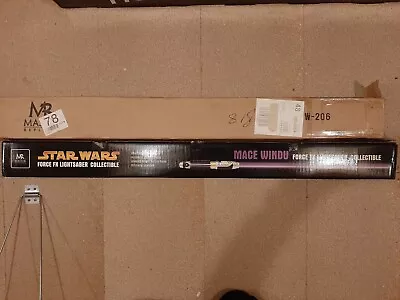 Mace Windu Master Replicas Star Wars Force FX ROTS  Lightsaber 2005 SW-206 MINT • £250