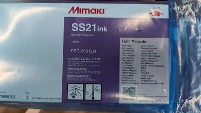 Mimaki SS21 SPC-0501LM Light Magenta 440ml Ink OEM SEALED NEW • $89