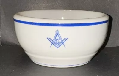 Masonic Vitrified China Restaurant Ware Sterling Co E Liverpool Ohio Bowl 4”x2” • $28