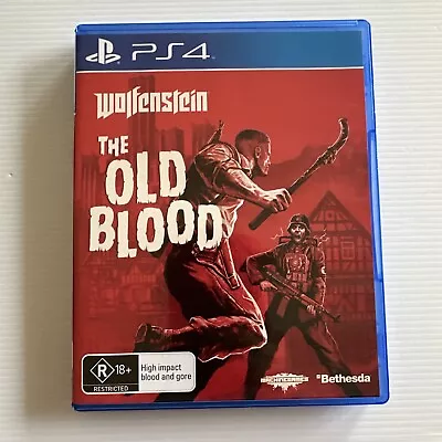 Wolfenstein: The Old Blood / PS4 / Playstation 4 / PAL / AU / Mint • $25