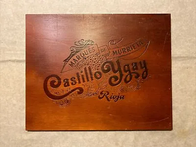 1 Rare Wine Wood Panel Castillo Ygay Rioja Vintage CRATE BOX SIDE 2/24 665 • $11.99