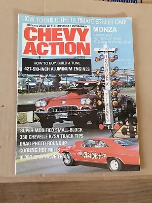 Chevy Action MAGAZINE MAR 1975 Monza V8 Test 350 Chevelle K/SADrag Photo B2 • $9.99