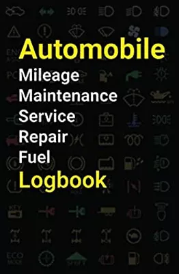 Automobile Mileage Maintenance Service Repair Fuel Logbook : All • $7.94